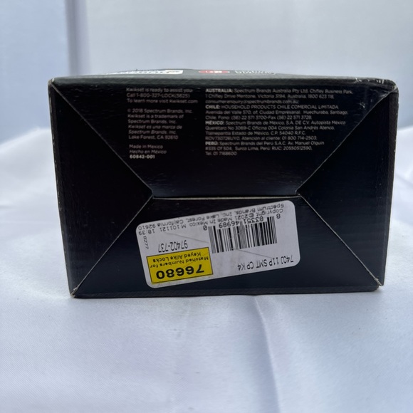 Cove Venetian Bronze Keyed Entry Door Knob featuring SmartKey Security/ Microban - Picture 2 of 2